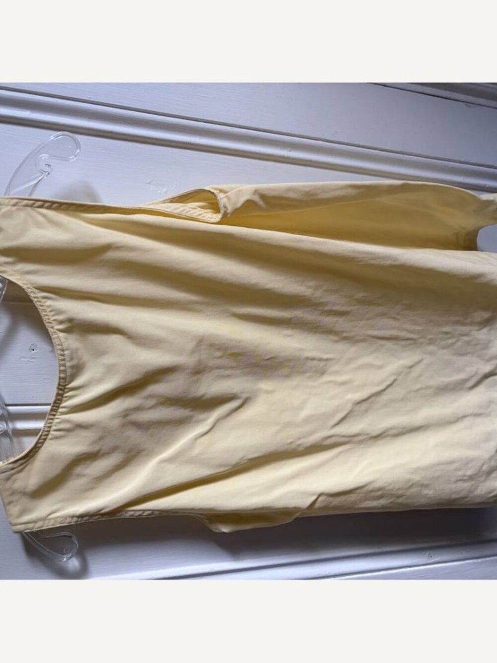 Coldwater Creek Yellow Tencel Sleeveless Shell Top Petite M